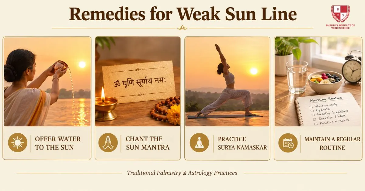 Remedies for Weak Sun Line